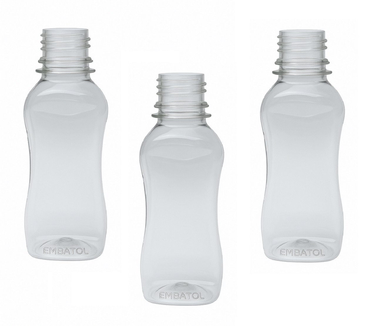 170 FRASCOS PLÁSTICO CRISTAL PET 120ML SPORT FLIPTOP CAT - Imagem 3