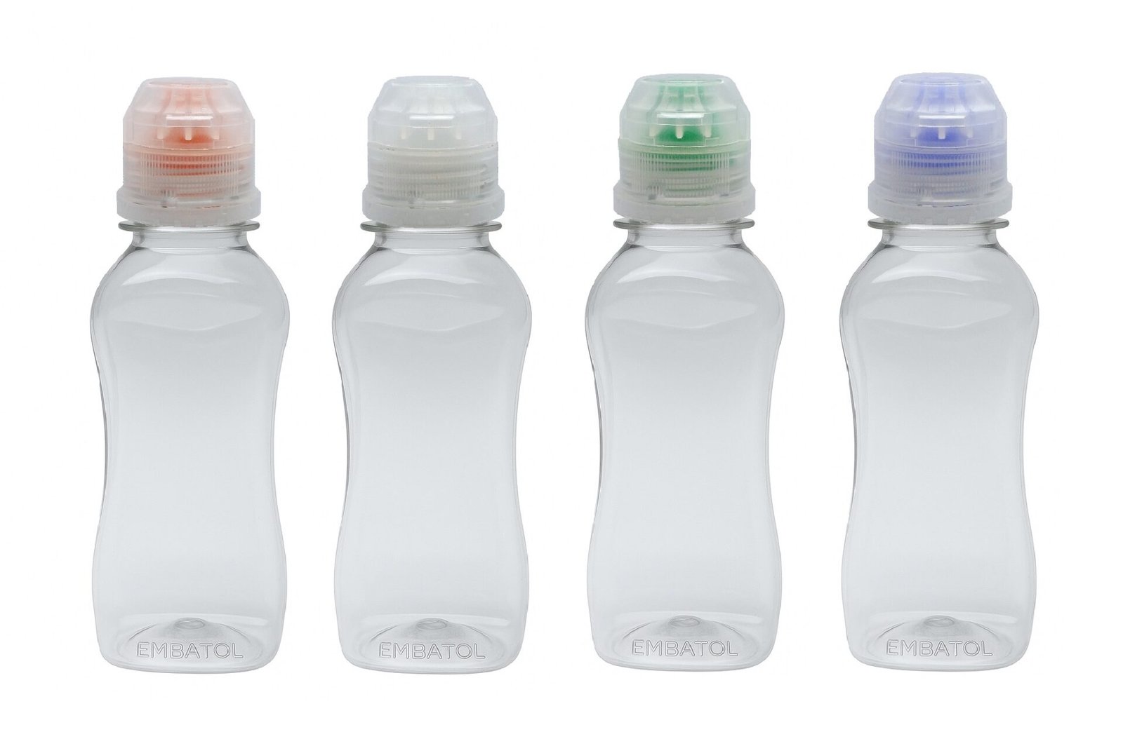 2541 FRASCOS PLÁSTICO CRISTAL PET 120ML SPORT FLIPTOP CAT - Imagem 2