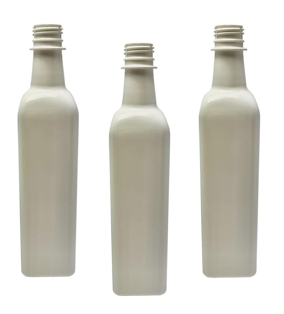 12 FRASCOS PLÁSTICO BRANCO PET 500ML VAZIOS SEM TAMPAS AZE