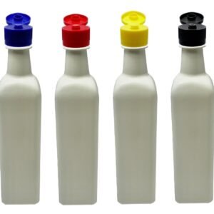 760 FRASCOS PLÁSTICO BRANCO PET 500ML C/ TAMPA FLIPTOP AZE