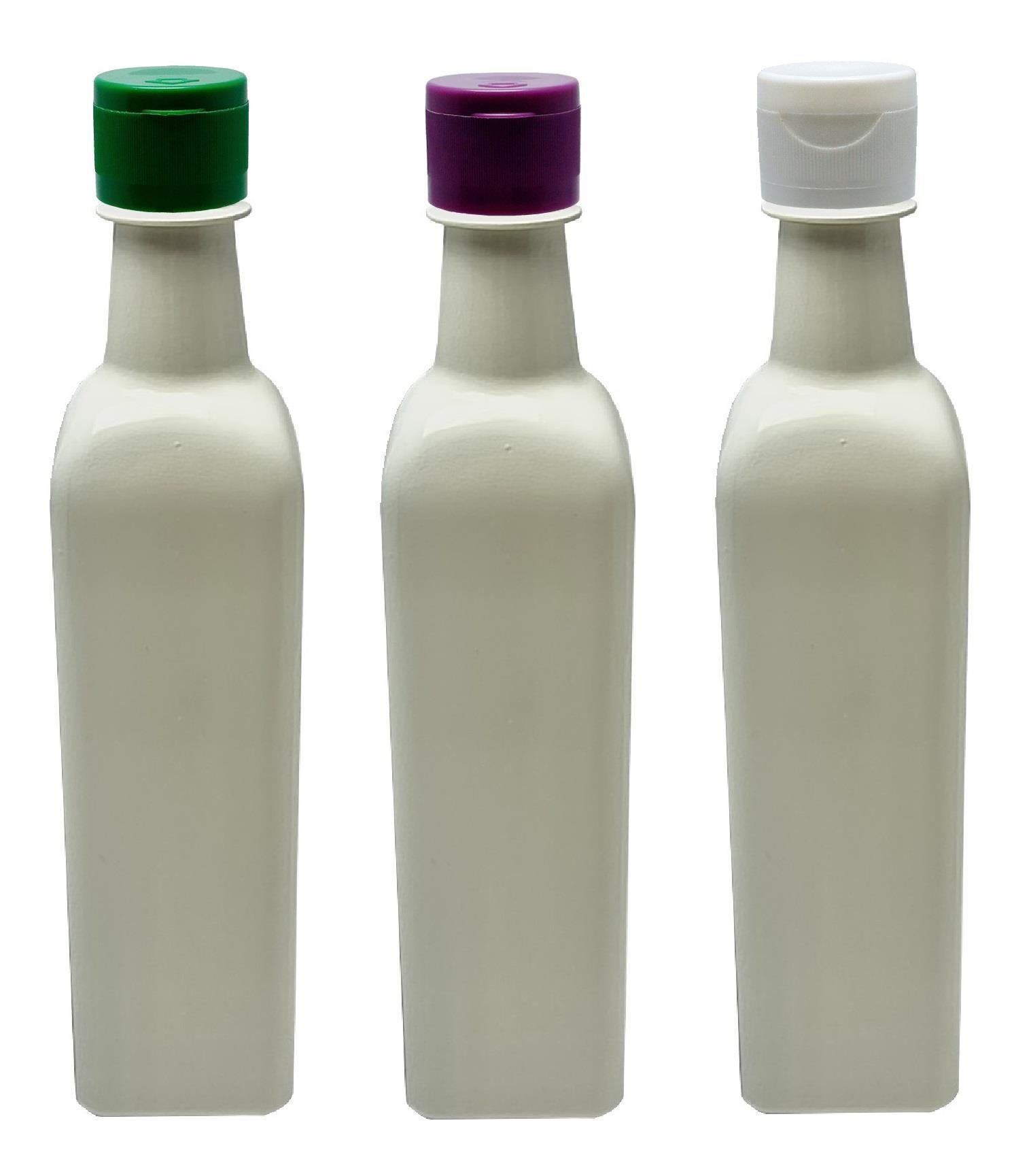 241 FRASCOS PLÁSTICO BRANCO PET 500ML C/ TAMPA FLIPTOP AZE - Imagem 6