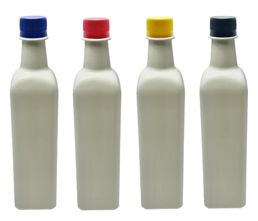 12 FRASCOS PLÁSTICO BRANCO PET 500ML TAMPA ROSCA LACRE AZE