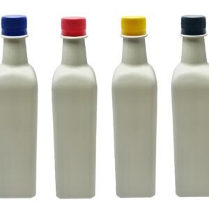 12 FRASCOS PLÁSTICO BRANCO PET 500ML TAMPA ROSCA LACRE AZE