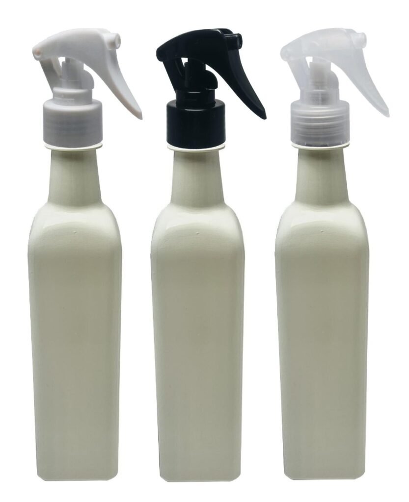 12 FRASCOS PLÁSTICO BRANCO PET 500ML VÁLV MINI GATILHO AZE
