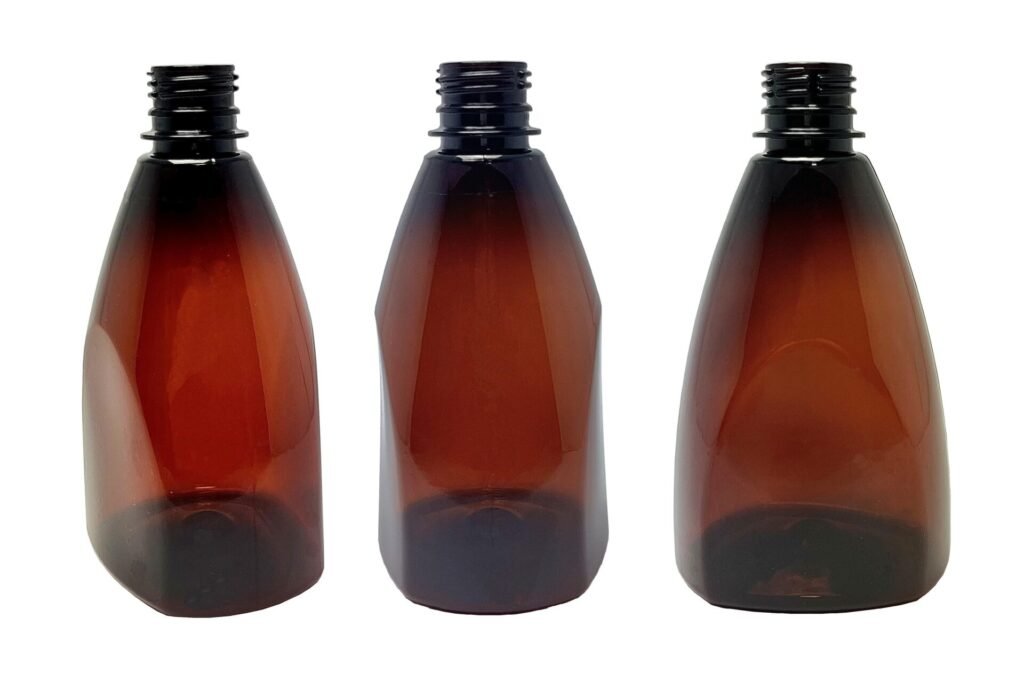 10 FRASCOS PLÁSTICO AMBAR PET 500ML VAZIOS SEM TAMPAS PIR