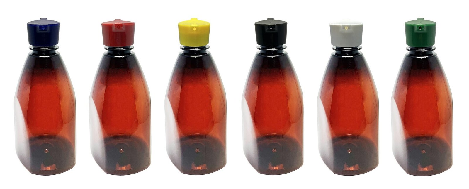 588 FRASCO PLÁSTICO ÂMBAR PET 500ML TAMPA ROSCA 2 BICO PIR - Imagem 2