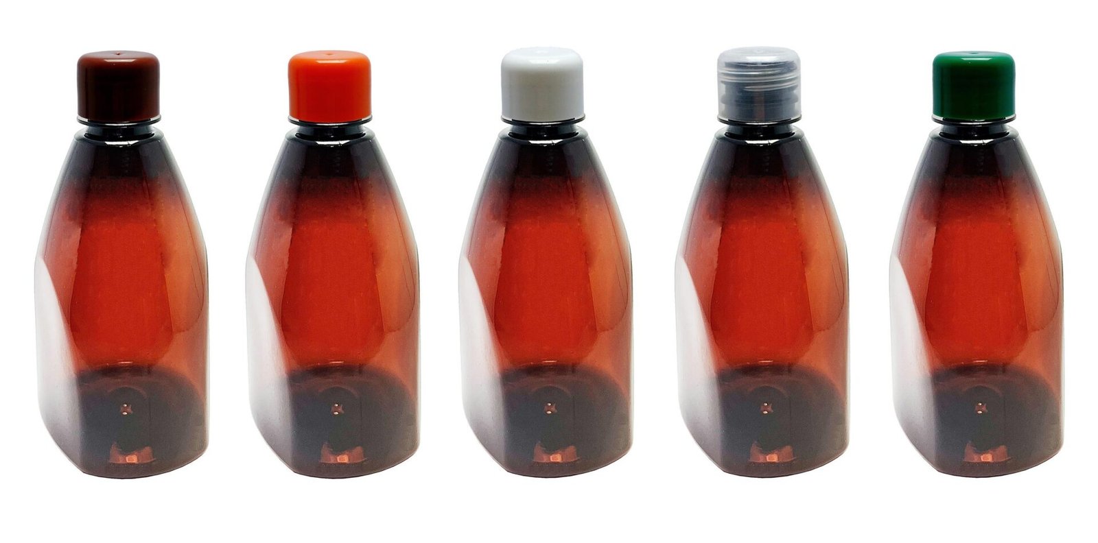 43 FRASCOS ÂMBAR PET 500ML AROMATIZANTE TAMPA BATOQUE PIR - Imagem 2