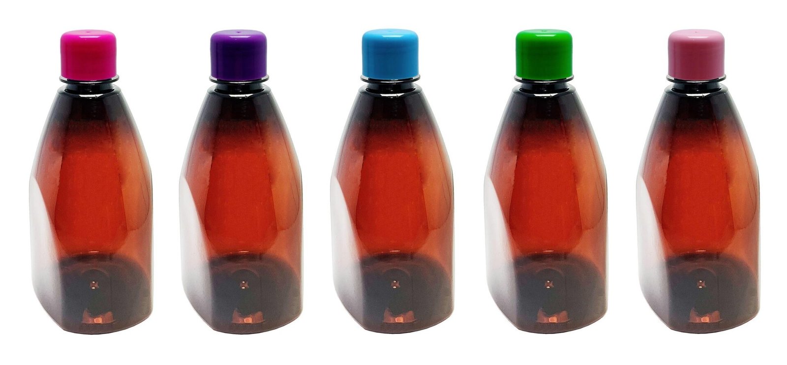 182 FRASCOS ÂMBAR PET 500ML AROMATIZANTE TAMPA BATOQUE PIR - Imagem 3