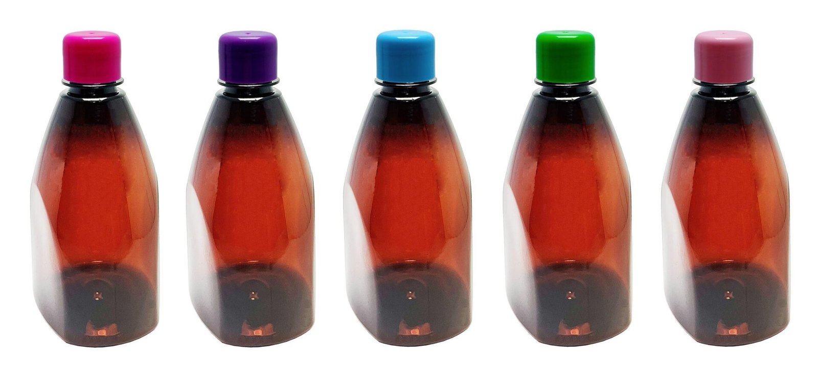 588 FRASCOS ÂMBAR PET 500ML AROMATIZANTE TAMPA BATOQUE PIR - Imagem 3