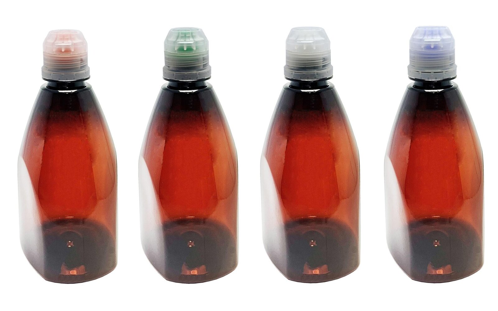 10 FRASCOS ÂMBAR PET 500ML TAMPA SPORT FLIPTOP PIR - Imagem 2