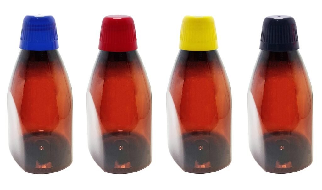 44 FRASCO PLÁSTICO ÂMBAR PET 500ML TAMP DOSADORA 20ML PIR