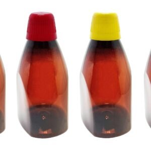 44 FRASCO PLÁSTICO ÂMBAR PET 500ML TAMP DOSADORA 20ML PIR