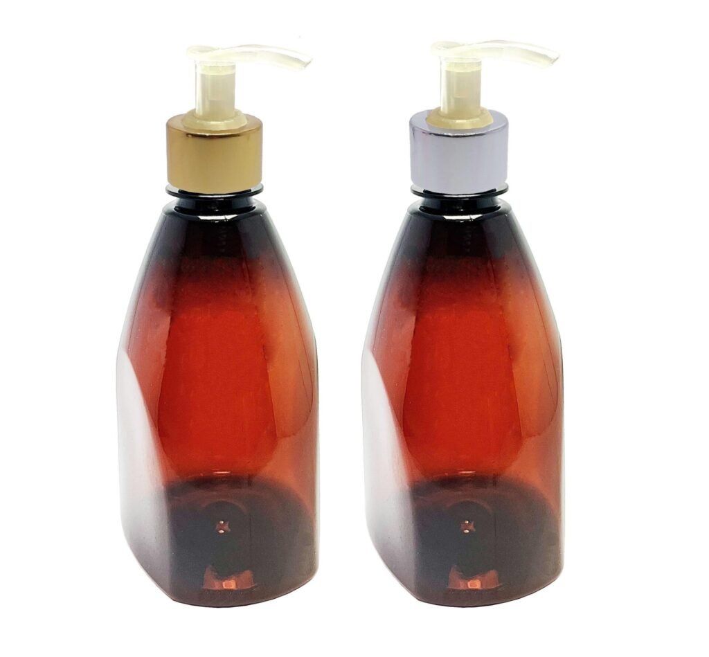 168 FRASCOS PLÁSTICO ÂMBAR 500ML VÁLVULA BICO PATO L PIR