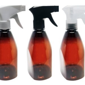 97 FRASCOS PLÁSTICOS ÂMBAR PET 500ML VÁLVULA GATILHO PIR