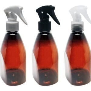 97 FRASCOS PLÁSTICOS ÂMBAR PET 500ML VÁLV MINI GATILHO PIR