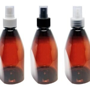 10 FRASCOS PLÁSTICOS ÂMBAR PET 500ML VÁLVULA SPRAY S PIR