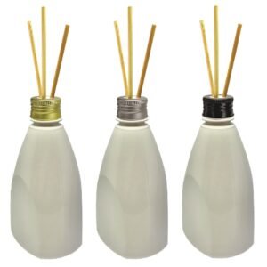 168 FRASCOS PLÁSTICO BRANCO 500ML TAMPA DIFUSOR VARETAS PIR