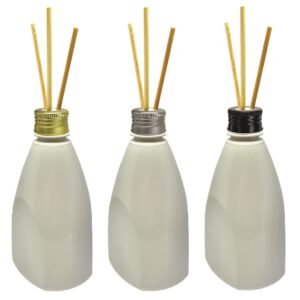 44 FRASCOS PLÁSTICO BRANCO 500ML TAMPA DIFUSOR VARETAS PIR