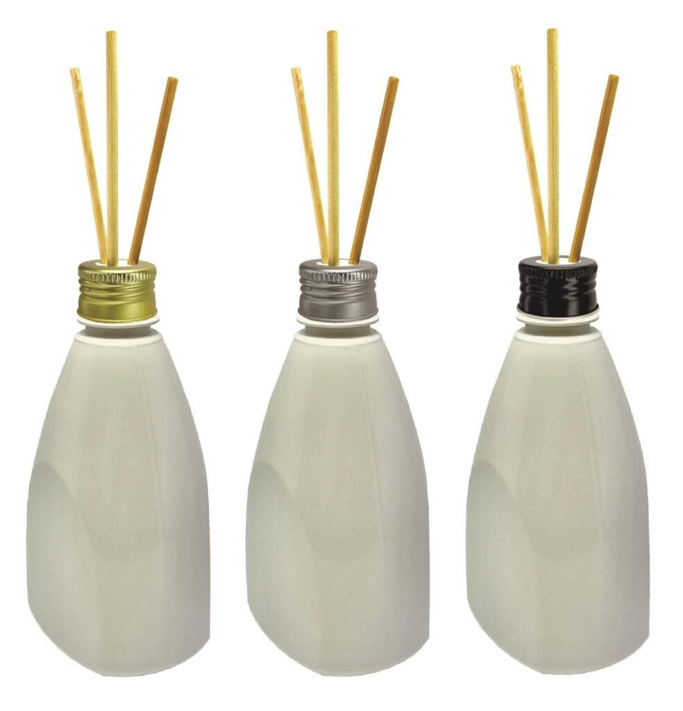 44 FRASCOS PLÁSTICO BRANCO 500ML TAMPA DIFUSOR VARETAS PIR