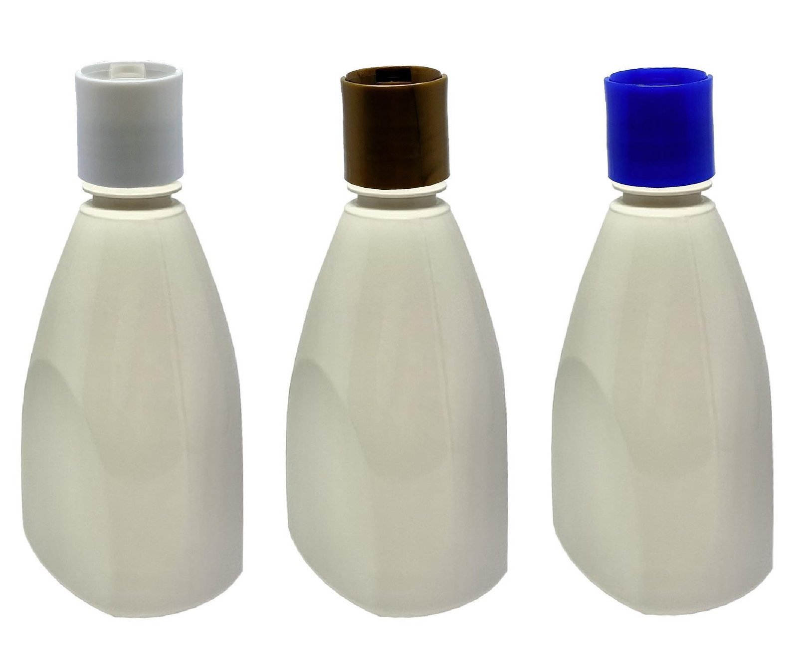 44 FRASCOS PLÁSTICO BRANCO PET 500ML C/ TAMPA DISKTOP PIR - Imagem 2