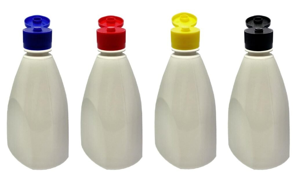 588 FRASCOS PLÁSTICO BRANCO PET 500ML C/ TAMPA FLIPTOP PIR