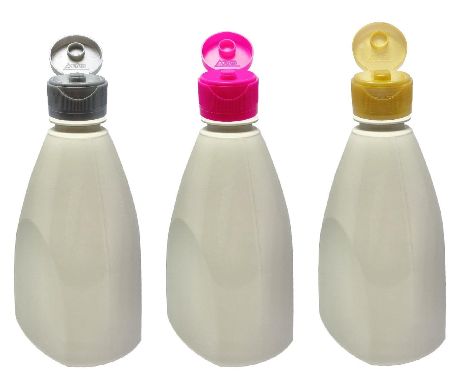 182 FRASCOS PLÁSTICO BRANCO PET 500ML C/ TAMPA FLIPTOP PIR - Imagem 3