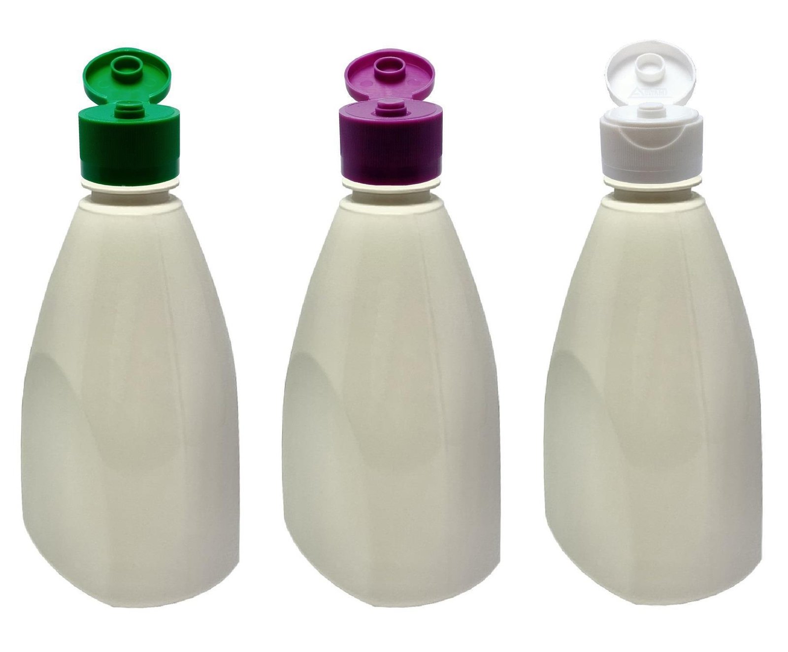 182 FRASCOS PLÁSTICO BRANCO PET 500ML C/ TAMPA FLIPTOP PIR - Imagem 5