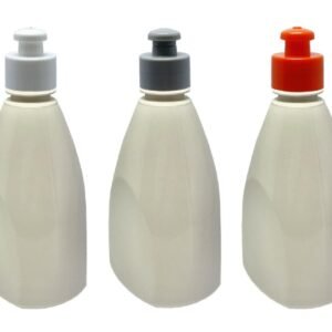 44 FRASCOS PLÁSTICO BRANCO PET 500ML C/ TAMPA PUSHPULL PIR