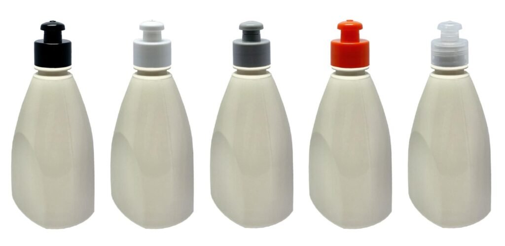 10 FRASCOS PLÁSTICO BRANCO PET 500ML C/ TAMPA PUSHPULL PIR