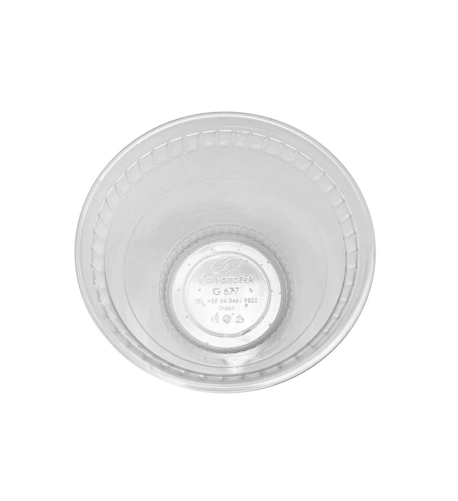 1200 POTES/COPOS COM TAMPA BOLHA SEM FURO CRISTAL 250ML G677 - Imagem 3