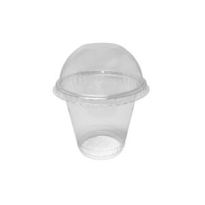 300 POTES/COPOS COM TAMPA BOLHA SEM FURO CRISTAL 180ML G687