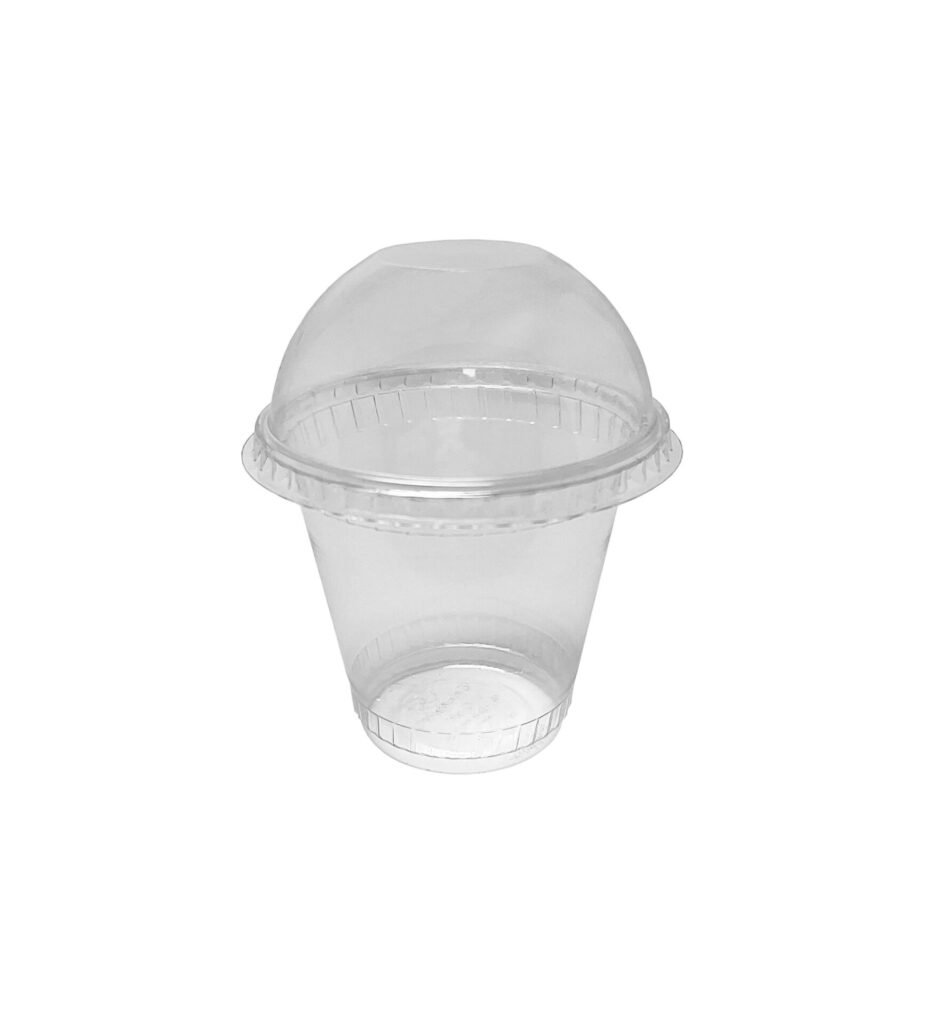 50 POTES/COPOS COM TAMPA BOLHA SEM FURO CRISTAL 180ML G687