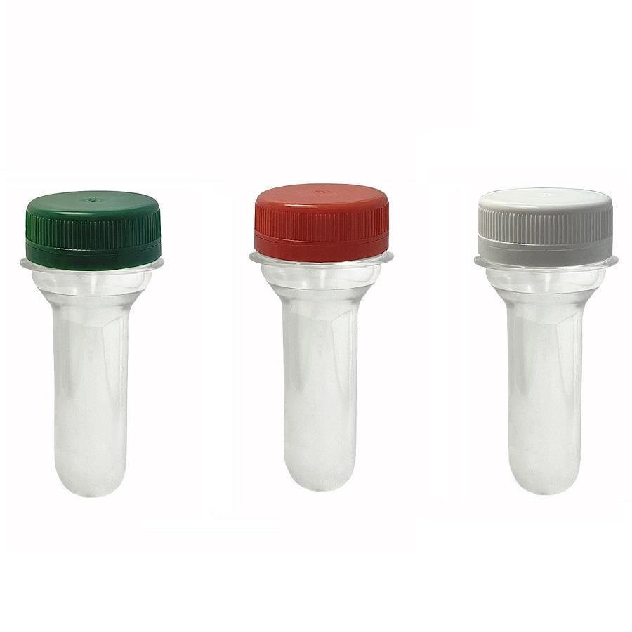 140 PREFORMA CRISTAL 26ML PET 17G TUBETE 8,9CM ROSC C LACRE - Imagem 2