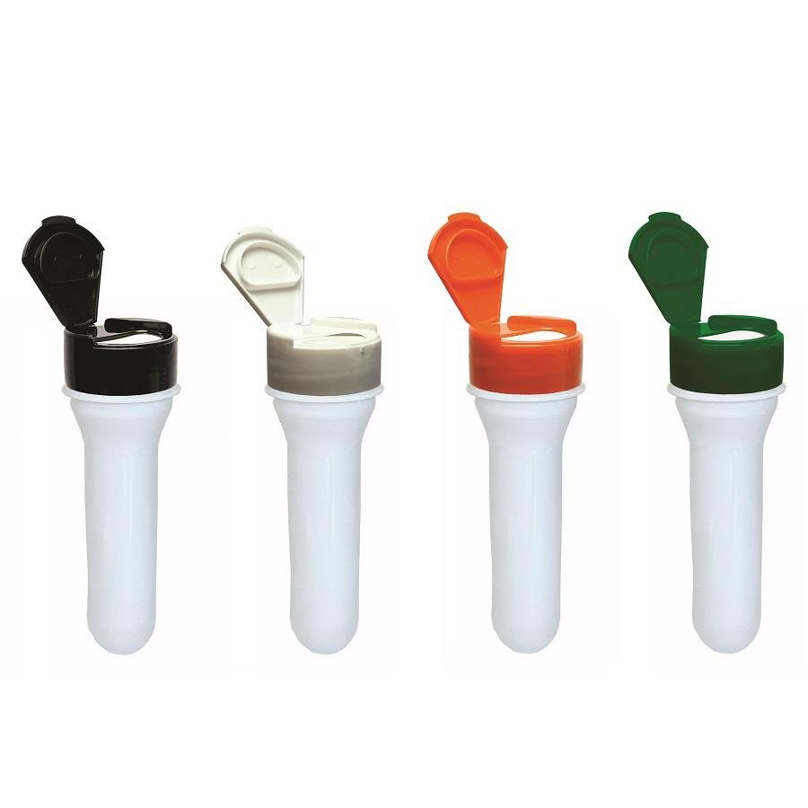 22 PREFORMA BRANCA 38ML PET 28G TUBETE 10,7CM FLIPTOP CAP - Imagem 2