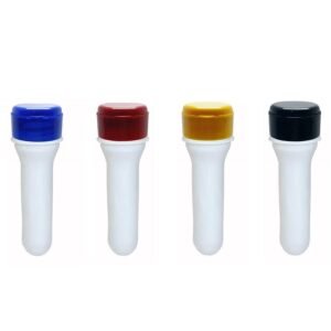 22 PREFORMA BRANCA 38ML PET 28G TUBETE 10,7CM FLIPTOP ROSC