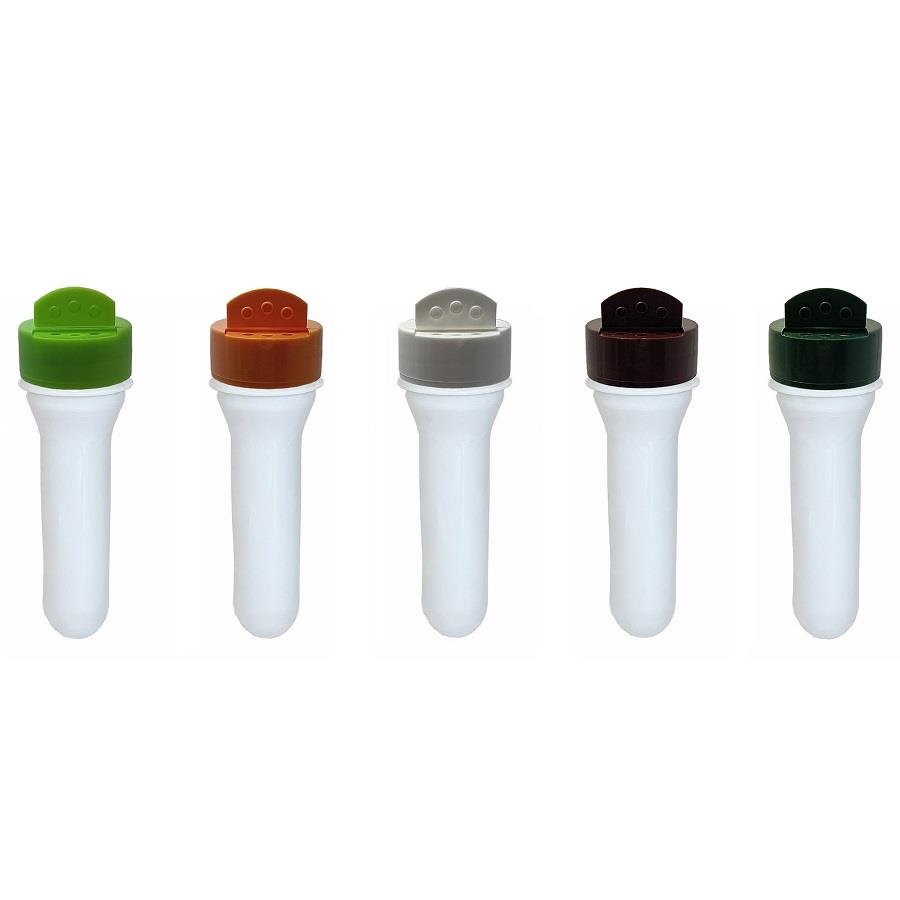 10 PREFORMA BRANCA 38ML PET 28G TUBETE 10,7CM FLIPTOP TEMP - Imagem 2