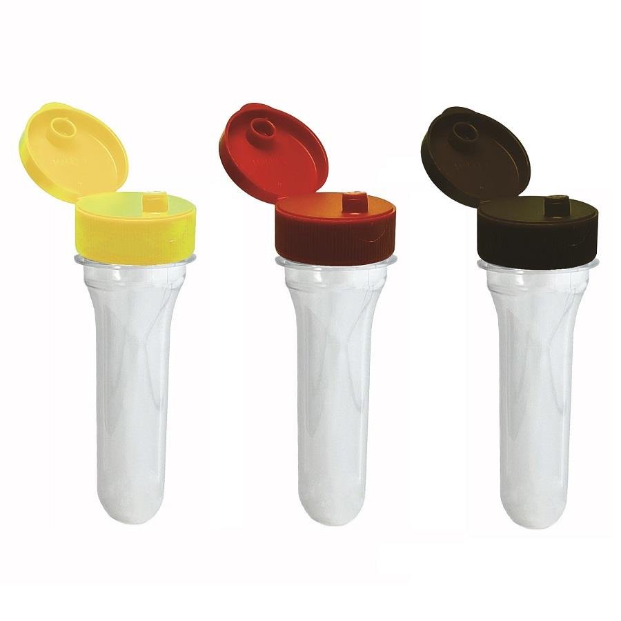 10 PREFORMA CRISTAL 38ML PET 28G TUBETE 10,7CM FLIPTOP - Imagem 4