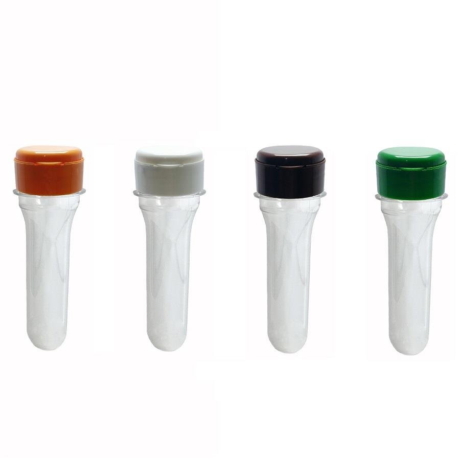 10 PREFORMA CRISTAL 38ML PET 28G TUBETE 10,7CM FLIPTOP ROSC - Imagem 3