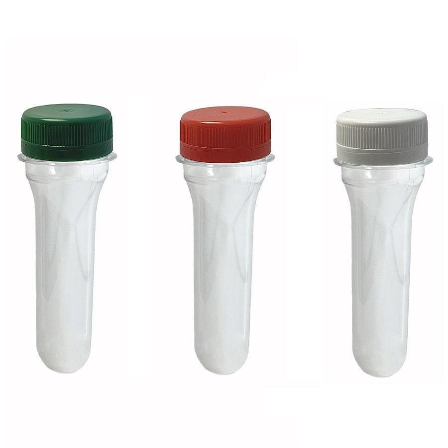 690 PREFORMA CRISTAL 38ML PET 28G TUBETE 10,7CM ROSC C LACRE - Imagem 2