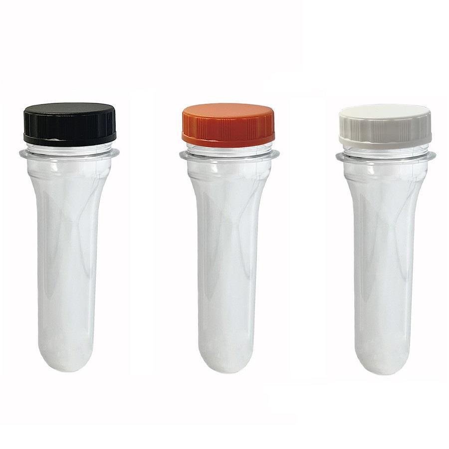 90 PREFORMA CRISTAL 38ML PET 28G TUBETE 10,7CM ROSC S LACRE