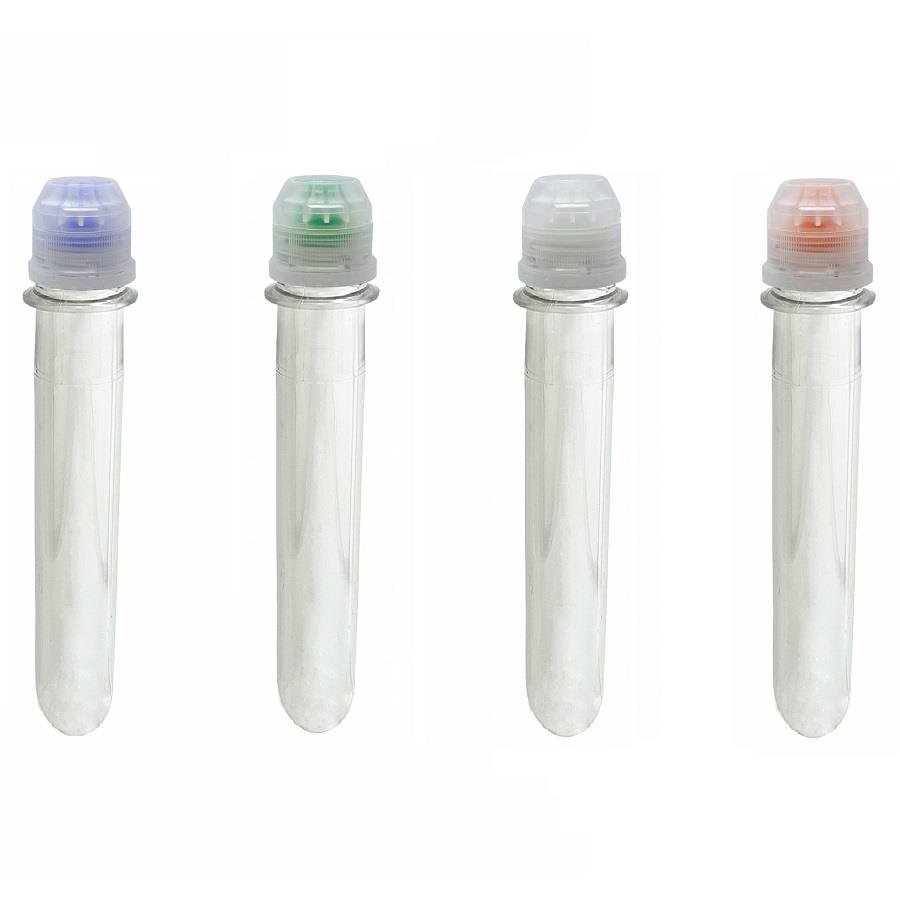 23 PREFORMA CRISTAL 37ML PET 33G TUBETE 12CM ROSCA SPORT