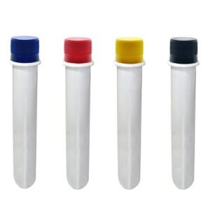 12 PREFORMA BRANCA 43ML PET 48G TUBETE 15,5CM ROSCA LACRE