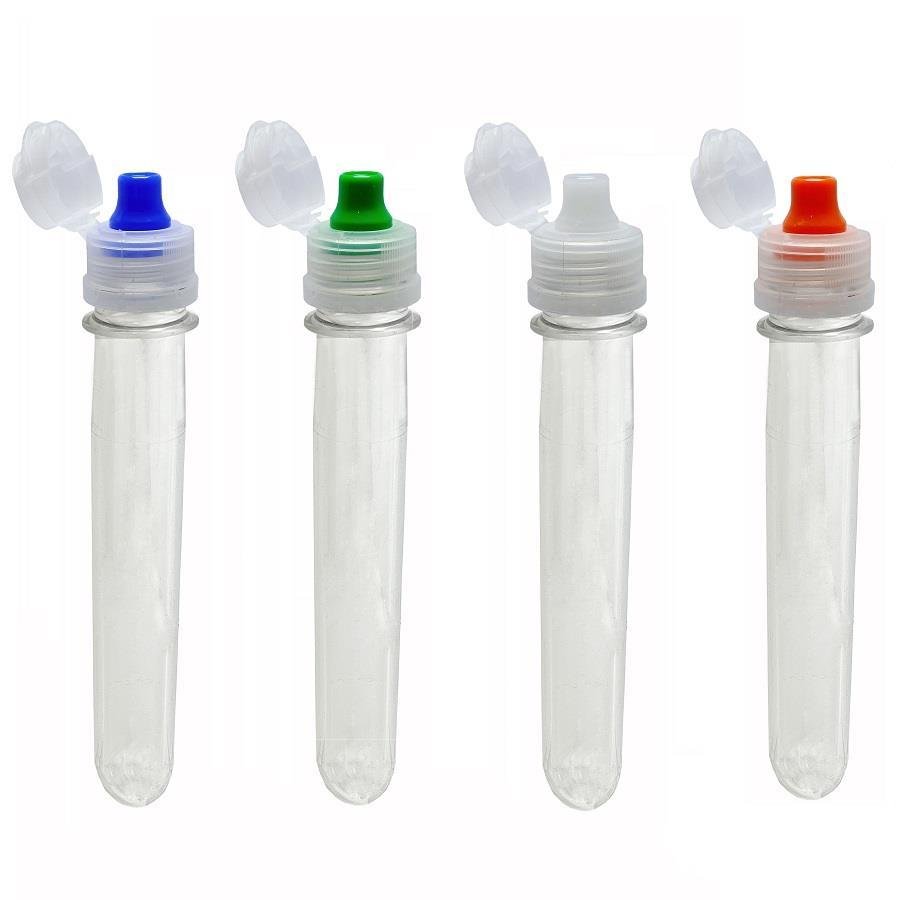 20 PREFORMA CRISTAL 43ML PET 48G TUBETE 15,5CM ROSCA SPORT - Imagem 2