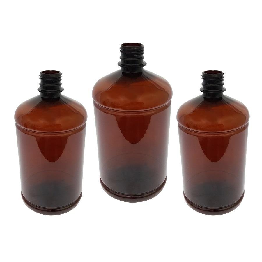 6 FRASCO PLÁSTICO AMBAR 1L FLIPTOP FURO ABERTO SAB - Imagem 5