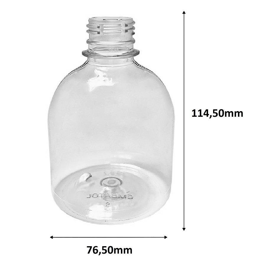 56 FRASCO PLÁSTICO CRISTAL 300ML FLIPTOP FURO ABERTO SAB - Imagem 9