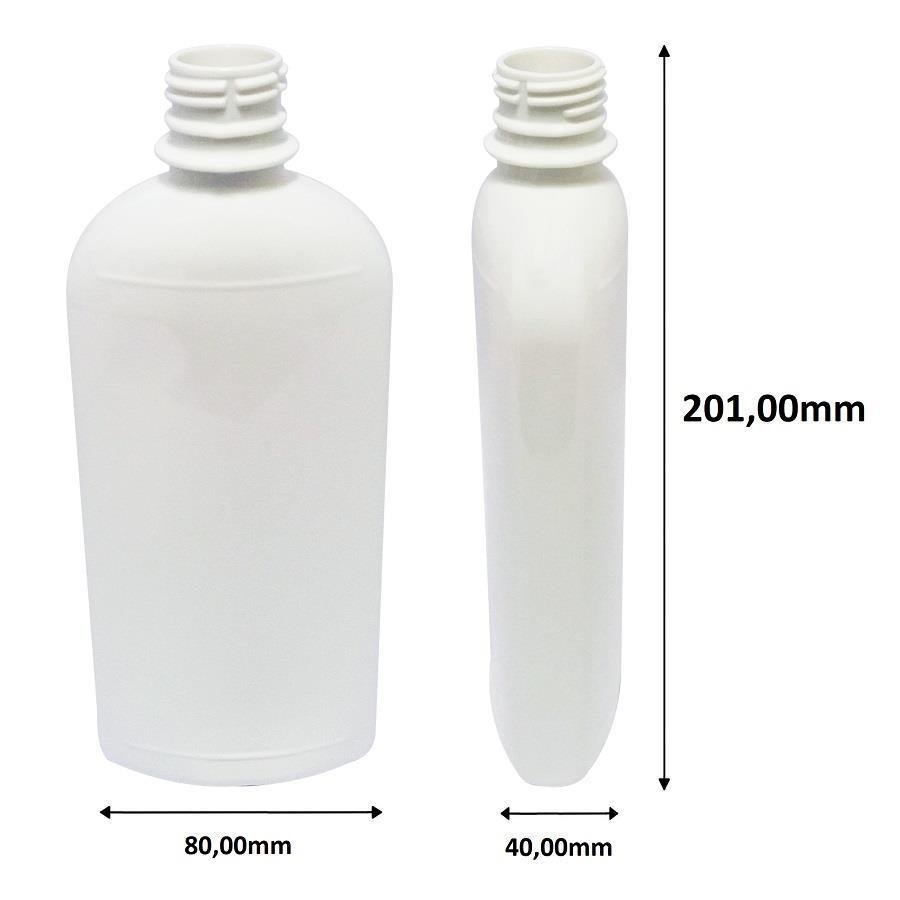 135 FRASCO PLÁSTICO BRANCO 400ML FLIPTOP FURO ABERTO MIN - Imagem 9