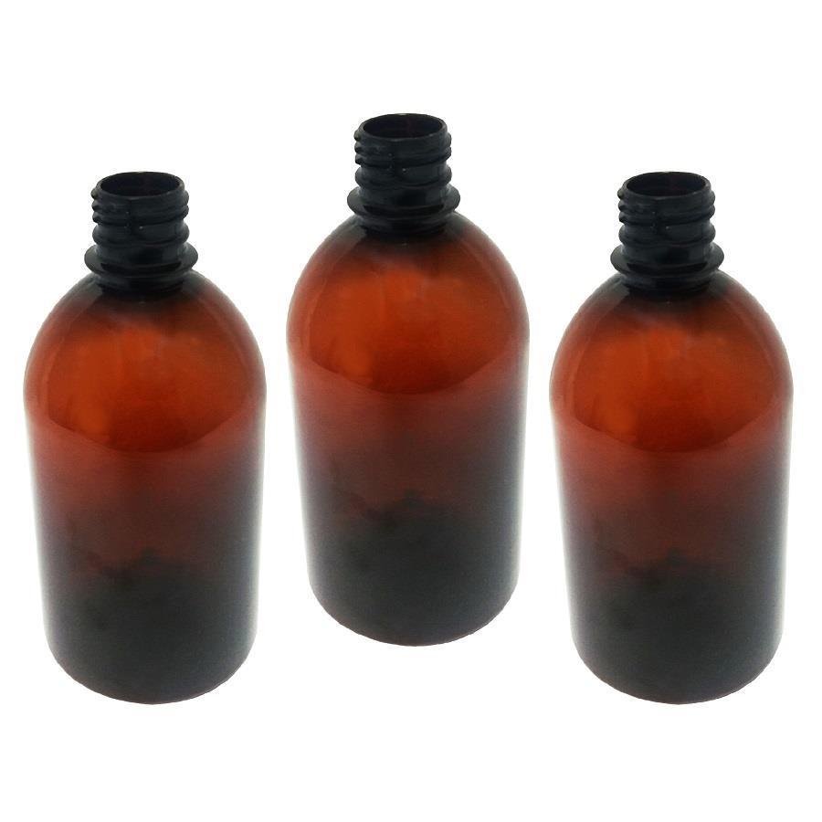 108 FRASCO PLÁSTICO AMBAR 500ML FLIPTOP FURO ABERTO SAB - Imagem 5