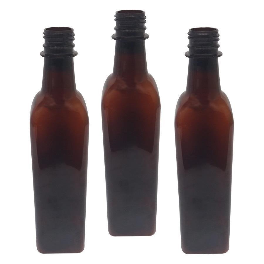 128 FRASCO PLÁSTICO AMBAR 500ML FLIPTOP FURO ABERTO AZE - Imagem 5