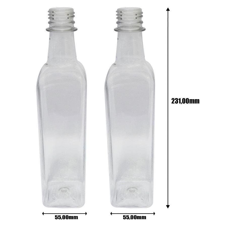 49 FRASCO PLÁSTICO CRISTAL 500ML FLIPTOP FURO ABERTO AZE - Imagem 9