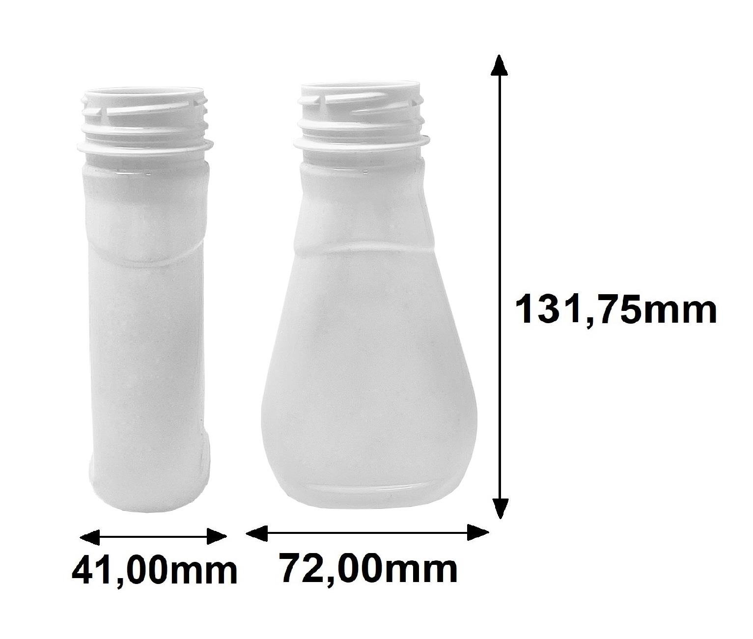 36 FRASCO PLÁSTICO BRANCO 180ML PCO38 VAZIO S/ TAMPA MEL - Imagem 2